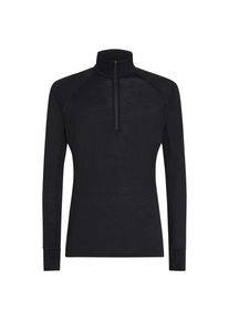 Merinounterwäsche Icebreaker Merino 125 Zoneknit L/S Half Zip Herren (Gr S |schwarz)