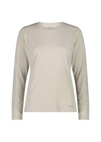 Longsleeve CMP L/S Jacquard T-Shirt Damen (Gr 46 |beige/grau)