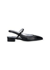 Carel Paris Slipper & Pantoletten - "Oceano" Slingback Mules &ndash; Black - Gr. 37,5 (EU) - in Schwarz - f&uuml;r Damen