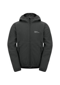 Softshelljacke Jack Wolfskin Fourwinds Jacket Kinder (Gr 104 |schwarz/grau)