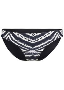 Seafolly Zanzibar Reversible Hipster Bikini-Bottom Damen (Gr 8 |schwarz)