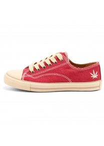GRAND STEP SHOES Marley Classic Sneaker (Gr&ouml;&szlig;e 36 |beige/rot)