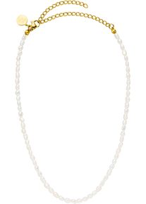 PURELEI Damen Perlenkette "Schmuck Geschenk Enchant, 22292-Necklace-Enchant-Gold", Edelstahl-Perlen, L: 40cm, gold, Edelstahl, Perlen, Halsketten,