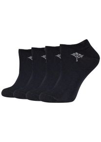 JOOP! JOOP Damen Kurzsocken "for your daily glam", Gr. 39, schwarz, Baumwollmischung, unifarben, Socken, mit diskretem Logo-Muster
