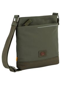 Camel Active Damen Umhängetasche "City", grün, Nylon, unifarben, Taschen, passender urbaner Begleiter mit kleinen reflektierenden Details