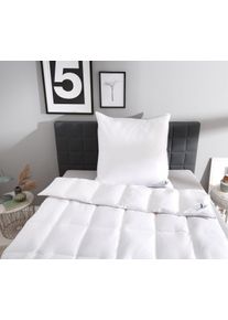 Daunenbettdecke OBB, B:200cm L:220cm, weiß, Bezug: 100% Baumwolle. Füllung: 90% Daunen, 10% Federn, Bettdecken, "Edition 125 Jahre, Bettdecken für