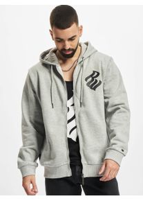 Rocawear Herren Sweatjacke "Rocawear Herren Rocawear Zip Hoody", grau, Gr. S, 75% Baumwolle, 21% Polyester, 4% Viskose, Sweatjacken