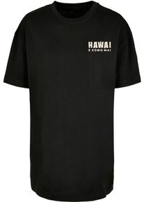 Merchcode Herren T-Shirt "Merchcode Ladies Hawai Oversized Tee", schwarz, casual, Gr. 5XL, bedruckt, 100% Baumwolle, Shirts