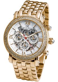 Carl von Zeyten Damen Multifunktionsuhr "Kniebis", gold, Armbanduhren, Armbanduhr, Damenuhr, Automatikuhr, Made in Germany, Datum