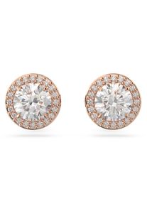 Swarovski Damen Paar Ohrstecker "Una Angelic Stern, 5636269, 5636275", Metall, rosa, Metall, Ohrringe, mit Swarovski Kristall