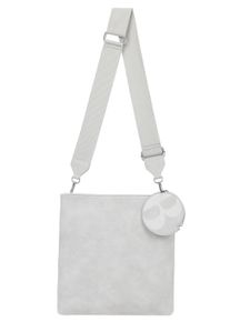 Damen Schultertasche "Brigitte x fritzi Special Ronja Cross", Fritzi aus Preussen, grau, Kunstfaser, unifarben, Taschen, mit abnehmbarem Anhänger