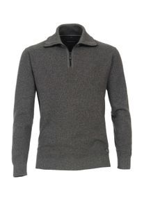 Casamoda Herren Troyer "Casamoda Troyer uni", grau, Gr. XXL, 90% Baumwolle, 10% Polyamid, Pullover