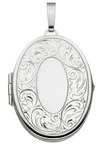 Jobo Damen Medallion-Anhänger "Anhänger Medaillon oval", Silber 925 (Sterlingsilber), silber, Silber 925 (Sterlingsilber), Schmuckanhänger, 925 Silber