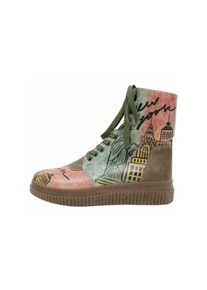 DOGO Damen Schnürboots "Future Boots State Of Bliss Damen Boots / Female", Gr. 36, blau, Lederimitat, Schuhe, Vegan