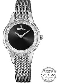 Festina Damen Quarzuhr "Mademoiselle", silber, Armbanduhren, Armbanduhr, Damenuhr, Edelstahlarmband, Ø 30 mm
