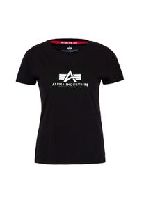 Damen T-Shirt "Alpha Industries Women - T-Shirts New Basic T Women FP", schwarz, Gr. XS, Alpha Industries, Obermaterial: 100% Baumwolle, Shirts