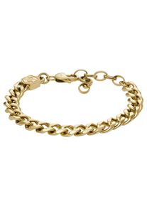 Fossil Damen Edelstahlarmband "JEWELRY BOLD CHAINS, JF04615040, JF04616710, JF04634001", Edelstahl, gold, Edelstahl, Armbänder