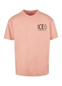 Merchcode Herren T-Shirt "Merchcode Ice Cream Oversized T-shirt", gelb, casual, Gr. XXL, bedruckt, 100% Baumwolle, Shirts