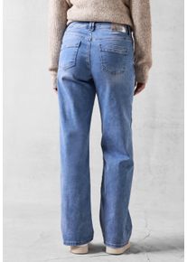 Cecil Damen Gerade Jeans, blau, casual, Gr. 29, unifarben, Jeans, 78% Baumwolle, 20% Polyester, 2% Elasthan , Jeans, High Waist