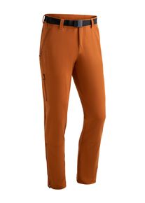 Maier Sports Herren Funktionshose "Naturno slim", rot, Gr. 24, 91% Polyamid, 9% Elasthan, Hosen, Herren Wanderhose, elastische Trekking-Hose, 4