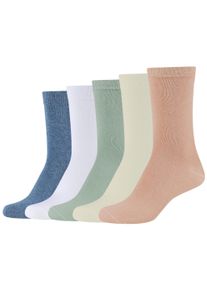 s.Oliver Damen Langsocken "originals", Gr. 39, pink, Baumwollmischung, unifarben, Socken, mit Elasthan-Anteil