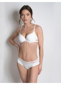 Passionata Damen T-Shirt-BH "RHYTHM", Gr. 70blanc, Microtouch, Obermaterial: 73% Polyamid, 27% Elasthan, feminin, BHs, Elastisches Band mit