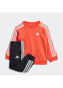 Kinder Trainingsanzug "I 3S JOG", rot, sportlich, Gr. 62, adidas Sportswear, Obermaterial: 70% Baumwolle, 30% Polyester, Sportanzüge