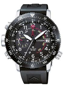 Citizen Herren Solaruhr "Promaster Altichron", schwarz, Armbanduhren, Armbanduhr, Herrenuhr, bis 20 bar wasserdicht, Datum, Leuchtzeiger