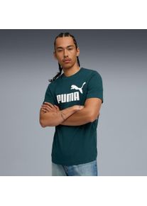 Puma Herren T-Shirt "ESS NO. 1 LOGO TEE (S)"grün terrain, sportlich, Gr. XXL, unifarben, Jersey, Obermaterial: 100% Baumwolle, Shirts