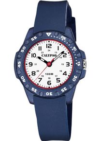 Calypso Watches Kinder Quarzuhr "Junior Collection", blau, Armbanduhren, Armbanduhr, Kinderuhr, bis 10 bar wasserdicht, ideal als Geschenk