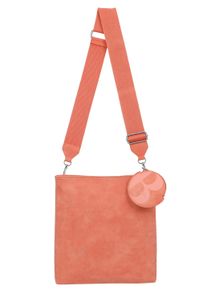 Damen Schultertasche "Brigitte x fritzi Special Ronja Cross", Fritzi aus Preussen, rot, Kunstfaser, unifarben, Taschen, mit abnehmbarem Anhänger