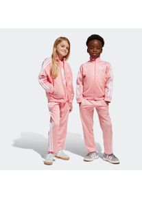 Kinder Trainingsanzug "FIREBIRD", pink, sportlich, Gr. 122, adidas originals, Obermaterial: 100% Polyester, Sportanzüge