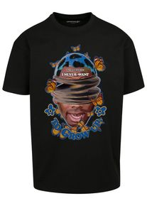 Herren T-Shirt "Upscale by Mister Tee Unisex Grow Up Oversize Tee", schwarz, casual, Gr. L, UPSCALE BY MISTER TEE, unifarben, 100% Baumwolle, Shirts