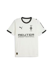 Puma Herren Trainingstop "BMG HOME JERSEY REPLICA", schwarz-weiß, sportlich, Gr. L, unifarben, Web, Obermaterial: 100% Polyester, Tops