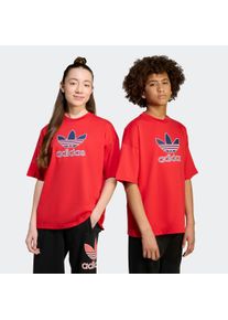 Kinder T-Shirt "TEE", rot, sportlich, Gr. 152, adidas originals, Obermaterial: 100% Baumwolle, Shirts
