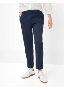 Brax Damen 3/4-Hose "Style MONA S", blau, Gr. 40, 78% Baumwolle, 19% Lyocell, 3% Elasthan, Hosen