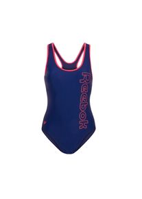 Reebok Damen Badeanzug "Violetta"navy, cherry, feminin, Gr. XS, Obermaterial: 80% Polyamid, 20% Elasthan, Badeanzüge, mit Knitter- und