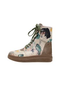 DOGO Damen Schnürboots "Future Boots Explore Damen Boots / Female", Gr. 37, braun, Lederimitat, Schuhe, Vegan