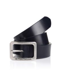 Tom Tailor Damen Ledergürtel "TTEVE", blau, casual,klassisch, Gr. 95, Rindsleder, Gürtel, 4 cm breiter Damen Ledergürtel, kalssiches Must-Have