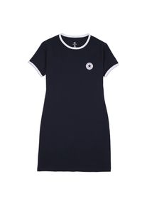 Converse Damen Sweatkleid "CHUCK TAYLOR T-SHIRT DRESS", schwarz, sportlich, Gr. XL, Obermaterial: 62% Baumwolle, 33% Polyester, 5% Elasthan, Kleider