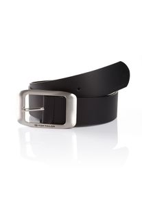Tom Tailor Damen Ledergürtel "TTAMY", schwarz, casual,klassisch,modisch,sportlich, Gr. 105, Rindsleder, Gürtel, 4 cm breiter Damengürtel, modisch