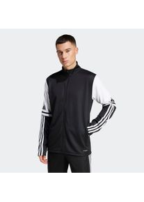 Herren Trainingsjacke "SQ25 TR JKT", schwarz-weiß, sportlich, Gr. M, adidas Performance, Obermaterial: 100% Polyester, Jacken