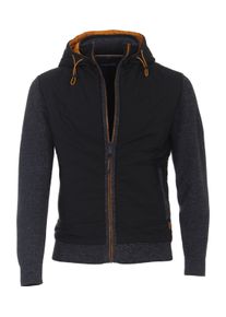 Casamoda Herren Strickjacke "Casamoda Strickjacke uni", blau, Gr. L, 93% Baumwolle, 7% Polyamid, Strickjacken