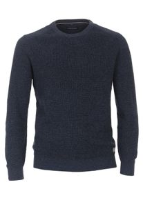 Casamoda Herren Strickpullover "Casamoda Pullover uni", blau, Gr. XL, 60% Baumwolle, 40% Polyacryl, Pullover