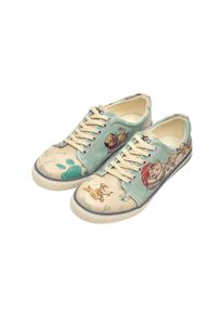 DOGO Damen Sneaker "Sneaker The Wise Owl Damen Sneaker / Female", Gr. 40, blau, Lederimitat, Schuhe, Vegan
