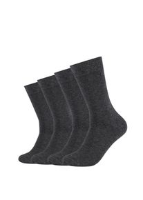 Camano Herren Socken "ca-soft", Gr. 43, grau, Baumwollmischung, meliert, Socken, verstärkter Fersen- und Zehenbereich