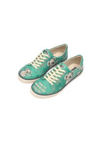 DOGO Damen Sneaker "Sneaker The Wise Owl Damen Sneaker / Female", Gr. 39, grün, Lederimitat, Schuhe, Vegan