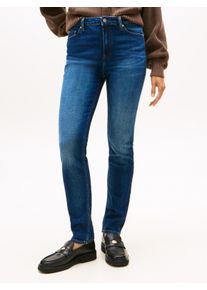 Tommy Hilfiger Damen Slim-fit-Jeans "DNM NEW DOREEN SLIM RW", blau, casual, Gr. 30, unifarben, Denim/Jeans, Obermaterial: 98% Baumwolle, 2% Elasthan,