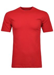 Ragman Herren Longshirt, rot, casual, Gr. XXL, Baumwolle, Shirts