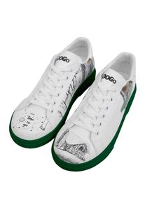 DOGO Damen Sneaker "Ace Sneakers The Wise Owl Damen Sneaker / Female", Gr. 40, grau, Lederimitat, casual, Schuhe, Vegan